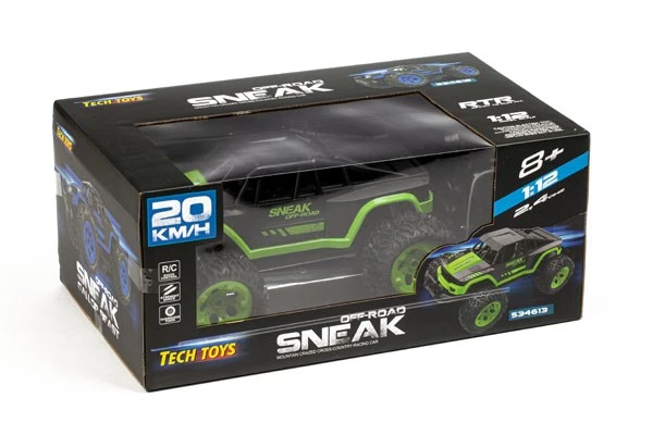 TechToys Vortex Offroad RC-auto Truck Sneak Attack Green 4 TechToys Vortex Offroad RC-auto Truck Sneak Attack Green - Afbeelding 2