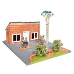 Bouwdoos Teifoc T2200 – Tankstation -Indoor Speelgoed Winkel teifoc t2200 tankstation 2 1