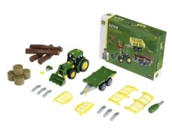 Theo Klein 3907 – John Deere Tractor Met Voorlader, Aanhanger (4 Modules) En Ploeg 6 Theo Klein 3907 – John Deere Tractor Met Voorlader, Aanhanger (4 Modules) En Ploeg -Indoor Speelgoed Winkel theo klein 3906 john deere tractor aanhangwagen hooi hout transport 2 1 scaled 1