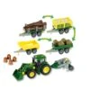 Theo Klein 3907 – John Deere Tractor Met Voorlader, Aanhanger (4 Modules) En Ploeg -Indoor Speelgoed Winkel theo klein 3907 John Deere tractor met aanahngwagen 4modules plus ploeg