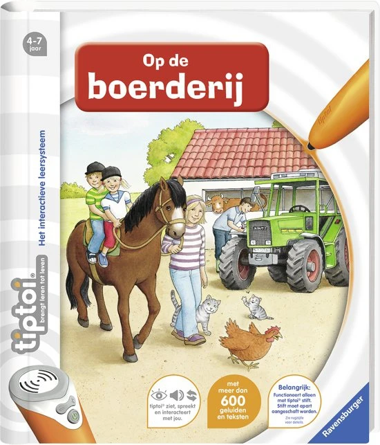 Tiptoi Boek “Op De Boerderij” 4 Tiptoi Boek “Op De Boerderij” - Afbeelding 2
