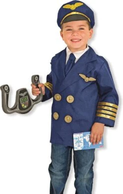 Melissa & Doug Verkleedkleren Piloot Melissa&Doug Verkleedset -Indoor Speelgoed Winkel verkleedkleren piloot melissadoug 1