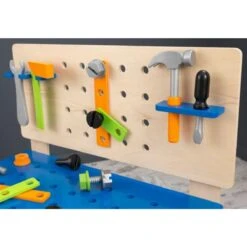 Luxe Werkbank Met Toebehoren Kidkraft -Indoor Speelgoed Winkel werkbank kidkraft 63329 2