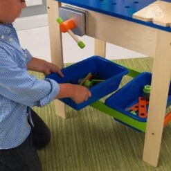 Luxe Werkbank Met Toebehoren Kidkraft -Indoor Speelgoed Winkel werkbank kidkraft 63329 4