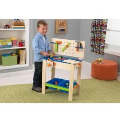Luxe Werkbank Met Toebehoren Kidkraft -Indoor Speelgoed Winkel werkbank kidkraft 63329 5
