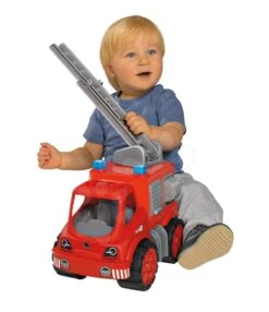 BIG Power Worker Midi Brandweer Ladderwagen 9 BIG Power Worker Midi Brandweer Ladderwagen -Indoor Speelgoed Winkel zandbakauto big power worker brandweerwagen big 56834 2